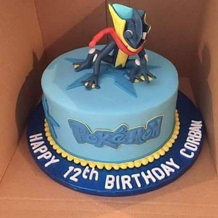 Greninja Cake, Cake Pokemon, Pokemon Mewtwo, Party Cakes, Birthday Cake, Pokemon, Cake, Birthday, Quick Saves