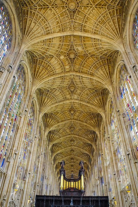 Church Ceiling, Peterborough Cathedral, Exeter Cathedral, Cambridge England, Cathedral Architecture, King's College, Gothic Church, Sacred Architecture, Church Interior