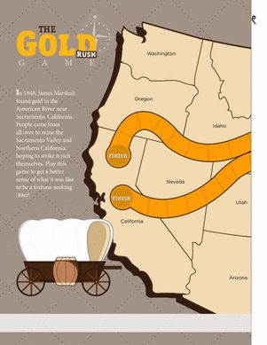 FREE Printable Gold Rush Worksheet Gold Rush Activities, 4th Grade Social Studies, California Gold Rush, Printable Board Games, Ca History, The Gold Rush, 5th Grade Social Studies, The Oregon Trail, Social Studies Worksheets