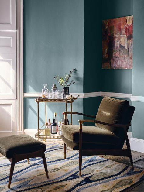 Teal Paint, Soho Home, House Bedrooms, Best Paint Colors, Room Paint Colors, Soho House, Rustic Interiors, Eames Lounge Chair, House Layouts