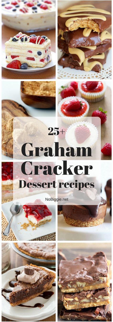 25+ Graham Cracker Dessert Recipes | NoBiggie Cracker Dessert Recipes, Graham Cracker Dessert Recipes, Graham Cracker Recipes Desserts, Biscuits Sandwich, Easy Homemade Crackers, Graham Cracker Dessert, Graham Cracker Toffee, Cracker Dessert, Graham Cracker Recipes