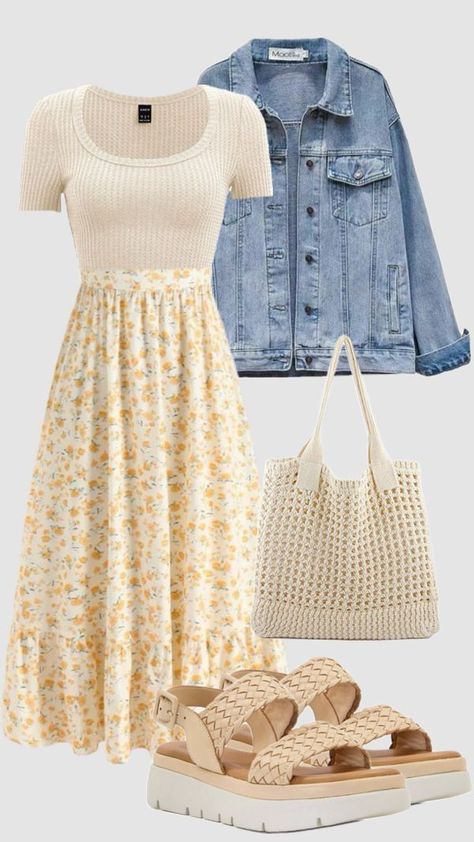 Check out kortney_carson's Shuffles #casual #churchoutfit #teacheroutfit #outfit #schoolfit #skirt #beach #modestfashion #yellow #outfitideas #christiangirl #easter #spring #summer