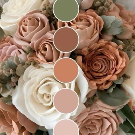 🍂 Fall in Love with These Gorgeous Autumn Palettes 🍁 Planning your dream wedding this fall? Whether you’re drawn to rich jewel tones, earthy neutrals, or moody darks, we’ve got the perfect color inspiration for you. Swipe through for our favorite fall color combinations that will add warmth and elegance to your special day! 1- Warm Neutrals & Copper Accents. 2- sage green, burnt orange, rust red, deep burgundy. 3- Deep burgundy, chocolate brown, warm terracotta, taupe, and soft ivory. 4- ... Fall Color Combinations, Earthy Neutrals, Fall Wedding Color Palette, Fall Theme, Copper Accents, Fall Color Palette, Fall Wedding Colors, Wedding Color Palette, Deep Burgundy