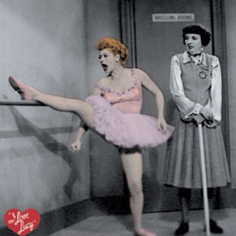 Lucille Ball ~ Ballet in her famous "En bas" skit! So hilarious! My favorite episode. Mary Wickes, I Love Lucy Episodes, I Love Lucy Show, Desi Arnaz, Lucille Ball, Love Lucy, I Love Lucy, Classic Tv, Just Dance