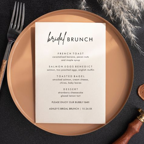 Brunch Set Up Ideas Classy, Brunch Moodboard, Menu Wedding Table, Rustic Wedding Menu, Wedding Table Menus, Simple Calligraphy, Bridal Shower Menu, Birthday Menu, Wedding Dinner Menu