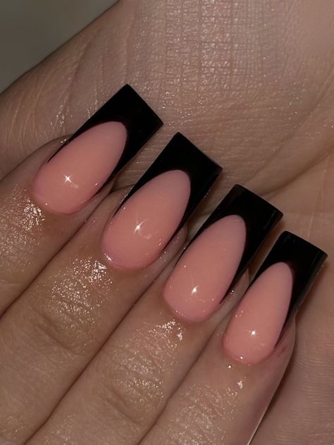 Coffin French, Brown Acrylic Nails, Hello Nails, Long Acrylic Nail Designs, Square Nail Designs, French Acrylic Nails, Nail Candy, Pretty Nail Designs, Fall Acrylic Nails