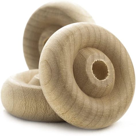 1-1/4' Wood Toy Wheels - Bag of 100 #woodencraft Wooden Toy Wheels, Wooden Wheel, Geek Crafts, Simple Toys, Operation Christmas Child, Origami Animals, Spinning Top, Kids Wood, Doll Stands