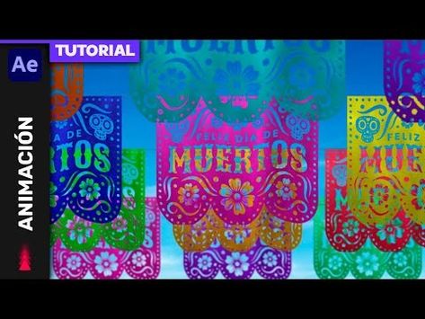 (169) ¡Crea ANIMACIÓN de PAPEL PICADO! || Tutorial - After Effects - YouTube After Effects