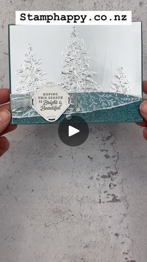 629 reactions · 78 shares | Quick and beautiful Christmas with the Painted Trees Embossing Folder and silver foil! #stamphappycards #stampinupartisan #stampinupcards #diycards #paintedtreesembossingfolder #Christmas cards #quickchristmascards | Jacque Williams  Stampin Up Independent Demonstrator as Stamp Happy Stampin Up Christmas Cards 2024, Clean And Simple Christmas Cards, Embossing Folder Cards, Painted Trees, Cuttlebug Embossing Folders, Simple Christmas Cards, Snowman Cards, Happy Cards, Stampin Up Christmas Cards