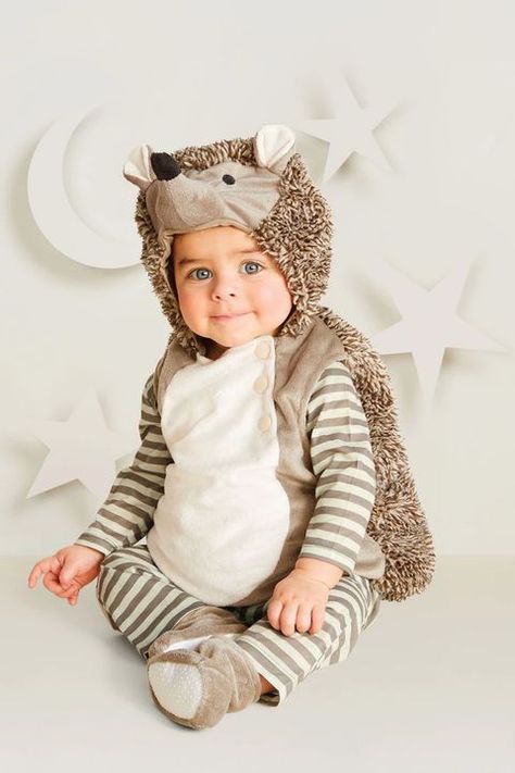 Baby Hedgehog Costume Hedgehog Halloween, Baby Halloween Costume, Baby Boy Halloween, Baby Halloween Outfits, Cheap Halloween Costumes, Baby Kostüm, Spooky Spiders