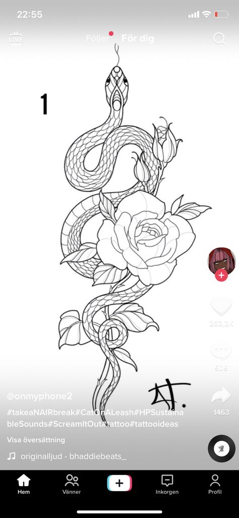 Rose Tattoo On Back, Side Arm Tattoos, Mouth Tattoo, Small Phoenix Tattoos, Cute Thigh Tattoos, Flower Spine Tattoos, Minimalist Tattoo Ideas, Rib Tattoos For Women, Serpent Tattoo