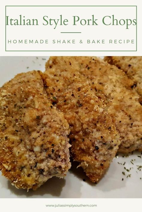 Baked Shnitzle Recipe, How To Fix Boneless Pork Chops, Italian Style Pork Chops Recipe, Italian Style Pork Chops, Homemade Shake And Bake Pork Chops, Homemade Shake N Bake Pork Chops, Italian Bread Crumb Pork Chops, Baked Pork Chops With Panko Bread Crumbs, Pork Chops With Panko Bread Crumbs Oven Baked