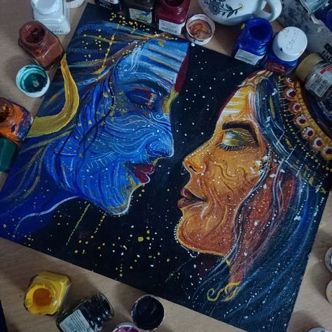 🤍 . . . #instagram #instagood #painting #shivshankar #shiv #artist #art #artwork #canvas #canvaspainting Shiv Parvati, Shiva Parvati, Artwork Canvas, Shiva Painting, Hindu Art, Indian Art, Artist Art, Art Artwork, Shiva