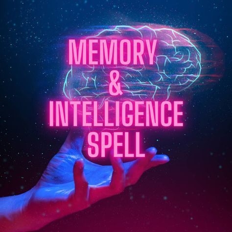 Intelligence Spell, Spell Cast, The Spell, Key Dates, White Magic, Be More Productive, Ancient Knowledge, Spells Witchcraft, Brain Fog