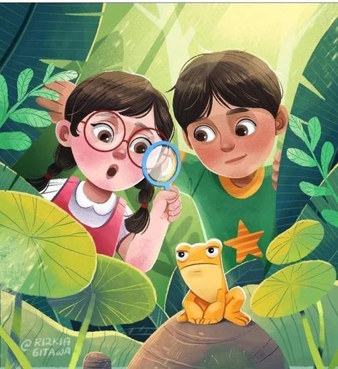 Cartooning 4 Kids, Art Books For Kids, Book Illustration Design, الفن الرقمي, Story Books Illustrations, Illustration Art Kids, Bg Design, Picture Books Illustration, Book Illustration Art