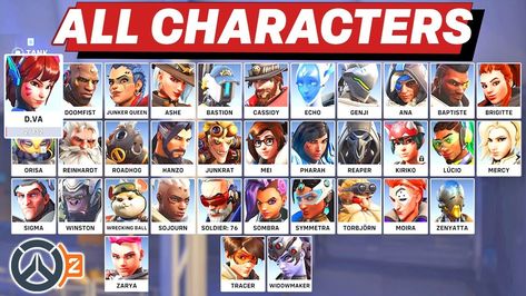 Character List, Wrecking Ball, Overwatch 2, New Looks, New Skin, 00 00, Overwatch, To Play