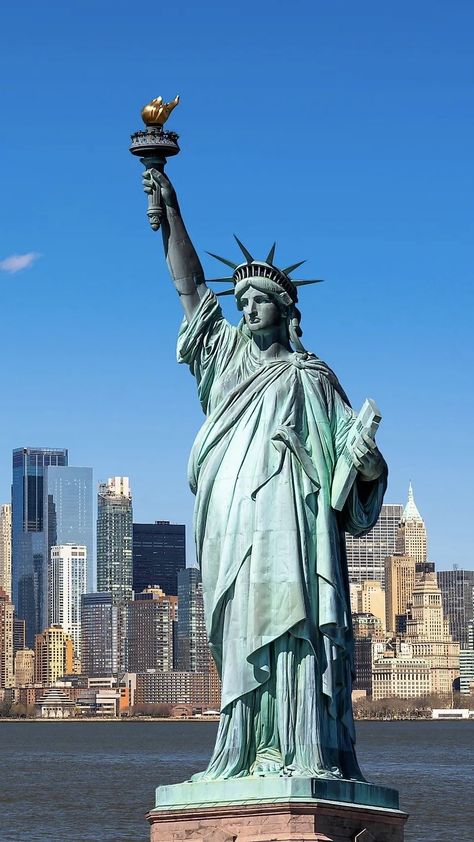 New York City Statue Of Liberty, New York Liberty Statue, State Of Liberty, Statue Of Liberty Art, Statue Of Liberty Drawing, Liberty Wallpaper, تمثال الحرية, Usa Statue Of Liberty, New York Statue Of Liberty