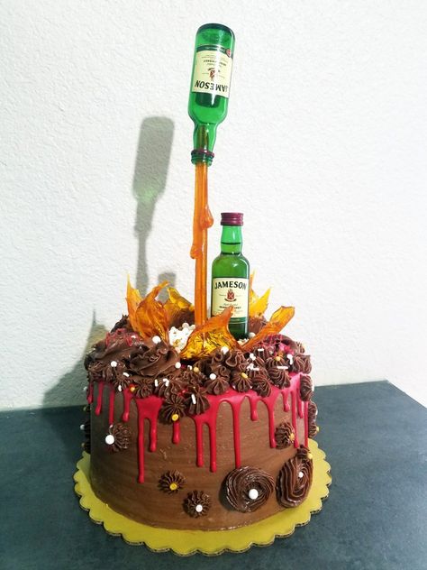 Jameson anti-gravity cake Anti Gravity Cake Ideas, Gravity Cake Ideas, Antigravity Cake, Cake Ideas For Men, Anti Gravity Cake, Gravity Cake, Anti Gravity, Cake Ideas, Gravity