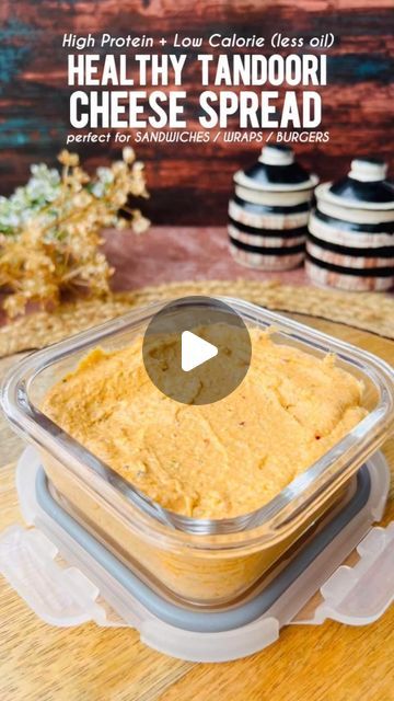 Varsha Kabra on Instagram: "Tandoori Cheese Spread🫶🏻(detailed recipe👇🏼) 

If you are looking for healthy spread, look no further and try this “High Protein Herbed Cheese Spread”, it’s perfect for sandwiches, wraps and more. Here’s the recipe SAVE it you will LOVE it!!🥰 follow for more recipes @yummy_n_healthy_food_recipe ♥️

I N G R E D I E N T S: 
200gm paneer 
1 charred red bell pepper 
3/4 garlic cloves 
2 green chilli 
1 inch cube ginger 
1 tbsp olive oil 
1 tsp salt 
1 tbsp mixed herbs 
1 tbsp chilli flakes 

Enjoy with some toast or wraps or sandwiches. 

Try & thank me later👀
@yummy_n_healthy_food_recipe 

♥️Follow for more updates♥️
@yummy_n_healthy_food_recipe 

_________________
#highproteinmeals #healthysandwich #diprecipe #weightlossrecipe #dietrecipe #quickrecipe #easyre Sandwiches Wraps, Vegetarian Sides, High Protein Low Calorie, Healthy Sandwiches, Thank Me Later, Green Chilli, Cheese Spread, Chilli Flakes, More Recipes