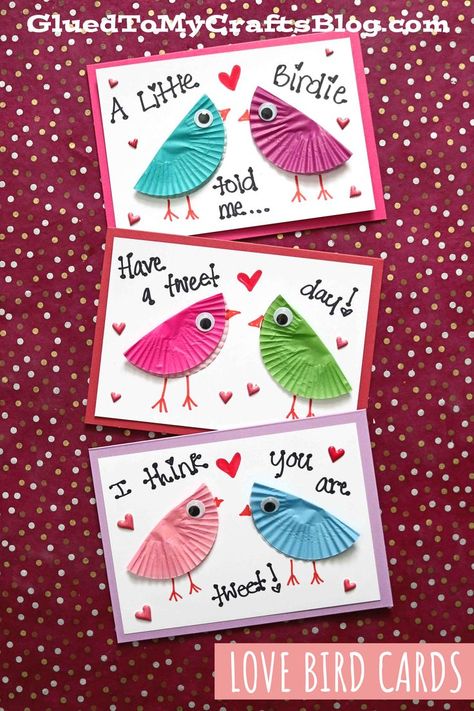 Easy Valentine Cards, Valentine Cards To Make, Valentine Card Crafts, Class Crafts, Valentines Day Cards Handmade, Easy Valentine Crafts, Diy Valentines Cards, Simple Cards Handmade, Valentine's Day Crafts For Kids