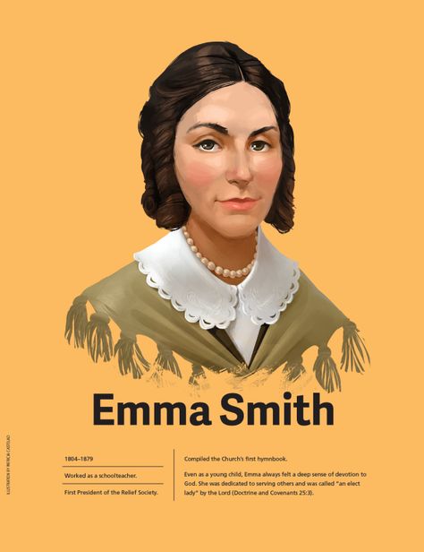 Emma Smith Emma Smith, Doctrine And Covenants, Serving Others, The Book Of Mormon, Relief Society, Favorite Food, The Covenant, Will Smith, Sketch