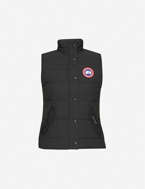 CANADA GOOSE - Freestyle sleeveless shell-down gilet | Selfridges.com Classic Channel, Canada Goose Women, Vest Style, Long Parka, Down Vest, Spring Style, Lightweight Jacket, Canada Goose, Canada Goose Jackets