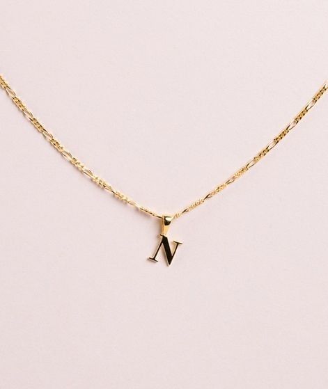 N Necklace Letter, Anna Nina, Fancy Jewelry Necklace, Pretty Jewelry Necklaces, Gold Jewelry Stores, Best Friend Jewelry, Basic Jewelry, Gold Ring Designs, Jewelry Accessories Ideas