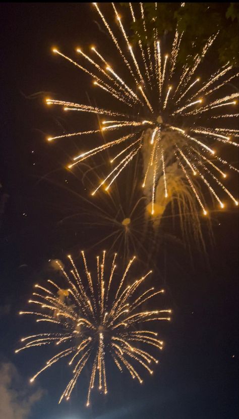 Fire Works, July 4th, Night Sky, Fireworks