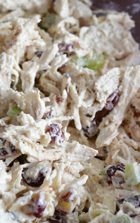 Chicken Salad Recipe With Almonds, Cranberry Almond Chicken Salad, Almond Chicken Salad, Cranberry Chicken Salad, Chicken Salad Recipe Easy, Easy Chicken Salad, Cranberry Chicken, Almond Chicken, Grape Recipes