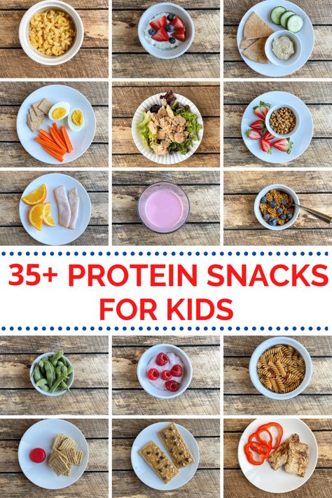 Get more than 35 easy and healthy ideas for protein snacks for kids. Protein Snacks For Kids, Easy Protein Snacks, Protein Rich Snacks, Healthy Toddler Snacks, Healthy Protein Snacks, Filling Snacks, Preschool Snacks, Vegan Protein Powder, Protein Powders