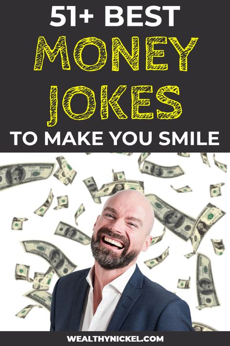 Money and personal finance can be a bit dull, so here are some hilarious money jokes to lighten the mood! I've collected over 50 of my favorite money quotes, finance jokes, one-liners, funny money jokes and money humor from around the interwebs. #money #jokes #humor #moneyquotes Cash Flow Quotes, Funny Money Quotes Humor, Funny Quotes About Money, Funny Money Quotes, Money Jokes, Finance Humor, Banking Humor, Money Quotes Funny, Money Humor