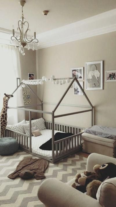 Diy Toddler Bed, Bed Children, Nursery Safari, Children Bed, Toddler Floor Bed, Toddler Girl Room, Queen Size Platform Bed, Bed Design Modern, Toddler Rooms