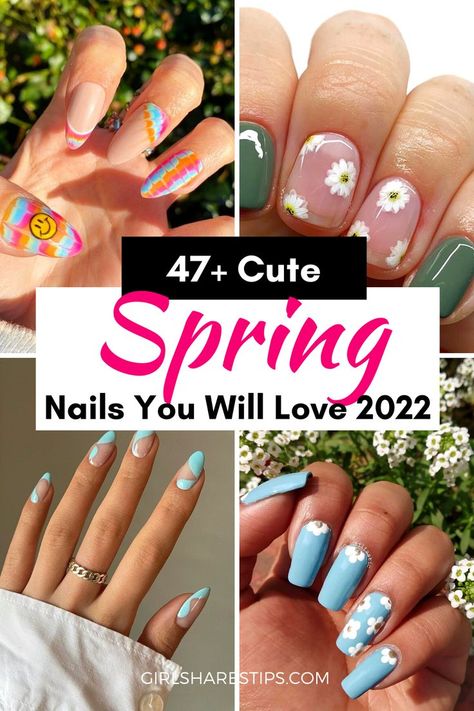 47 Trendy Cute Spring Nails That Melt Our Hearts 2022 | Nail designs | nail designs 2022 | nail designs spring | nail designs glitter | nail designs acrylic | spring nails | spring nail designs | cute nail designs | romantic nail designs | simple nail designs | easy nail designs | fancy nail designs | red nail designs | nail ideas | nail ideas 2022 | nail ideas acrylic | nail ideas short | nail colors | cute spring nails | spring nail colors | romantic nails | classy nails | green nails Classy Nails Green, Short Nail Colors, Fancy Nail Designs, Lace Nail Design, Spring Nail Ideas, Nail Design Glitter, Butterfly Nail Designs, Nails Classy, Spring Acrylic Nails