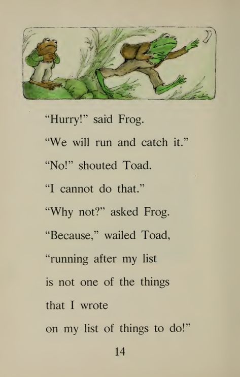 Frog And Toad Quotes Book, Frog And Toad Quotes, Frog And Toad Aesthetic, Arnold Lobel, Tough Times Quotes, Cottagecore Wallpaper, Vintage Book Art, East Of The Sun, Cottagecore Art