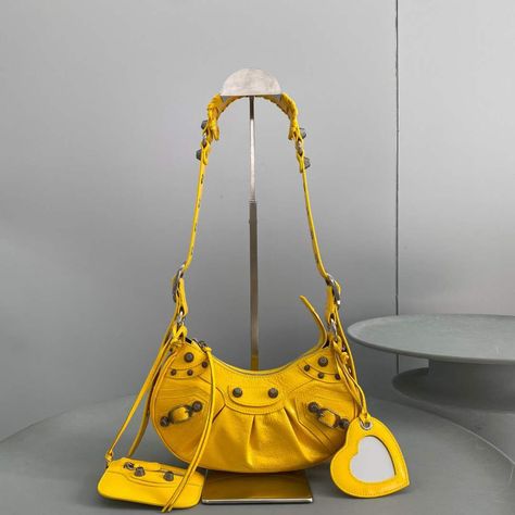 Yellow Balenciaga Bag, Yellow Balenciaga, Yellow Bags, Archive Fashion, Balenciaga Bag, June 22, Chanel Bag, Bucket Bag, Balenciaga