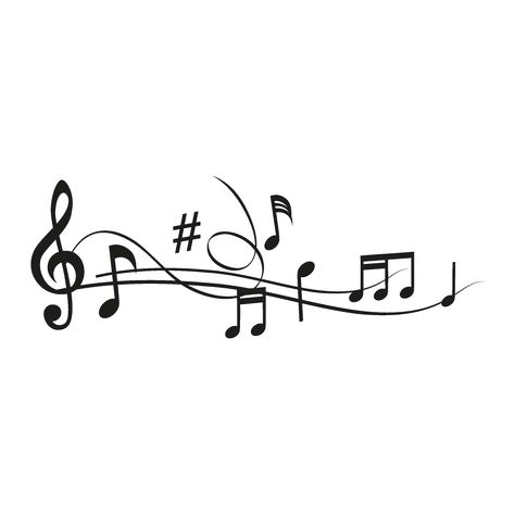 Music Calligraphy, Music Notes Tattoo, Tattoo Schrift, Music Tattoo Designs, Note Tattoo, Neck Tattoos, Music Drawings, Tattoos Women, Music Pics