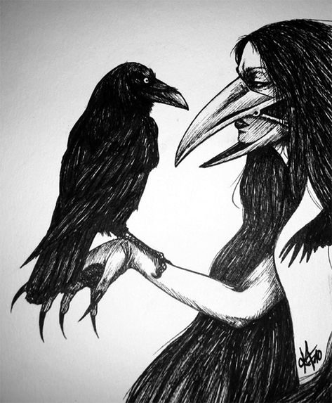 Raven Goddess, Raven Nevermore, Pagan Spirituality, Quoth The Raven, Celtic Goddess, Dark Art Drawings, Witch Art, Gothic Art, Spiritual Art