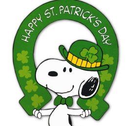 Snoopy Holidays, Dog Posters, Irish Things, St Patricks Day Quotes, Hello Kitty Imagenes, Week Quotes, Snoopy Dog, Breakfast Nooks, Peanuts Cartoon