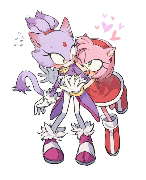 Blaze X Amy, Sonic Friends, Burning Rose, Hanako San, Amy The Hedgehog, Sonic Heroes, Boss Wallpaper, Marvel Photo, Sonic And Amy