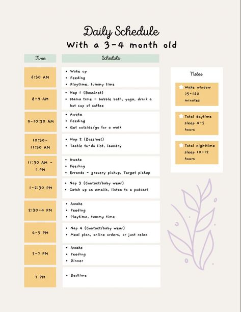 Daily Schedule with a 3-4 month old 9 Month Old Nap Schedule, 4 Month Nap Schedule, Baby Schedule 4 Months Old, Four Month Old Sleep Schedule, Sample 2 Month Old Schedule, 4 Months Schedule, Sample Schedule For A 4 Month Old, 5 Month Nap Schedule, Sleep Schedule For 4 Month Old