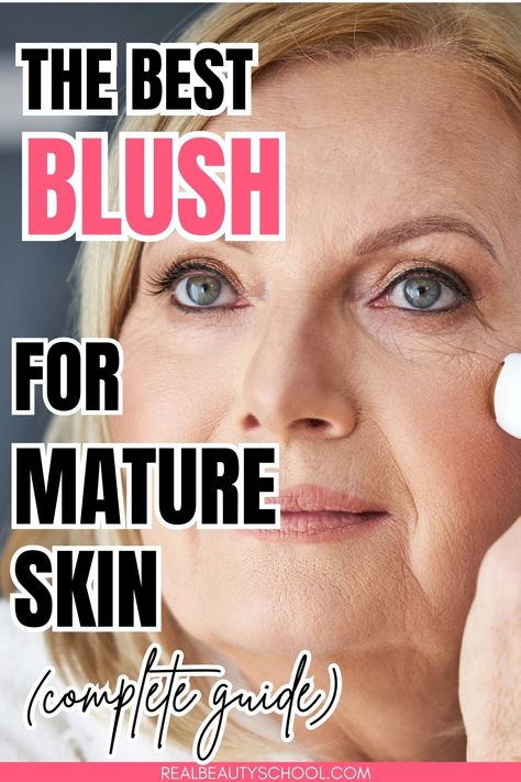 mature woman applying blush Best Drugstore Blush For Fair Skin, Best Blush For Women Over 50, Applying Blush For Older Women, Best Blush For Fair Skin, Best Blush For Medium Skin, Blush Color For Skin Tone, Blush For Fair Skin, Best Drugstore Blush, Best Blushes