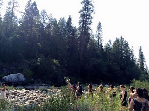 Sweet Water Women's Retreat participants process to the river for the weekend's opening ceremony. They meditated and made offerings&nbsp Sister Circle, River Retreat, Writing Retreat, Women's Retreat, Sweet Water, Womens Retreat, Gender Norms, Opening Ceremony, Women Supporting Women