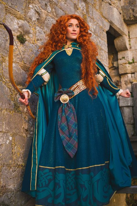 Steampunk Merida, Merida Brave Costume, Merida Modern Outfit, Brave Cosplay, Merida Outfit, Brave Merida, Brave Costume, Merida Brave Cosplay, Merida Costume