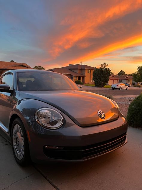 Car, bug, beetle, Volkswagen, summer, sunset Volkswagen Beetle Aesthetic Wallpaper, Buggy Car Aesthetic, Volkswagen Beetle Wallpaper, Vw Beetle Aesthetic, Volkswagen Beetle Aesthetic, Beetle Aesthetic, Beetle Girl, Happy Car, Volkswagen Beetle Convertible