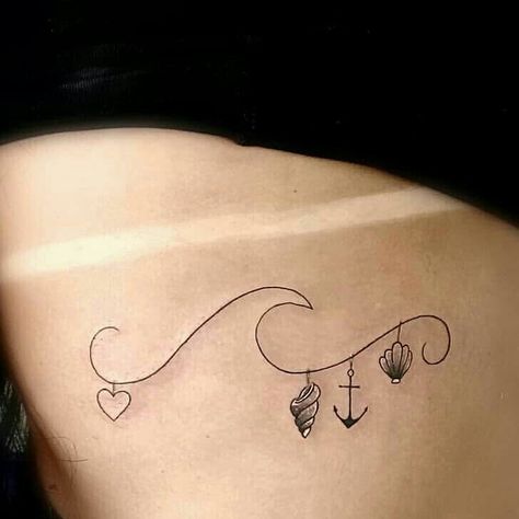 Mother Daughter Beach Tattoos, Families Tattoos, 3 Sons Tattoo For Mom, Tat Fonts, Inner Ankle Tattoos, Hawaiian Turtle Tattoos, Funny Beach Pictures, Group Tattoos, Hawaii Tattoo