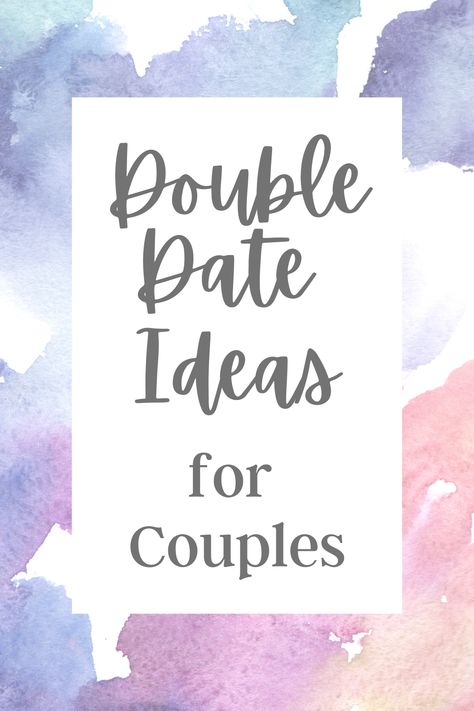 Things To Do On A Double Date, Double Date Ideas Couples, Cute Double Date Ideas, Craft For Couples To Do Together, Crafts For Couples To Do Together, Fun Double Date Ideas, Double Date Night Ideas, Double Date Ideas, Date Ideas For Couples