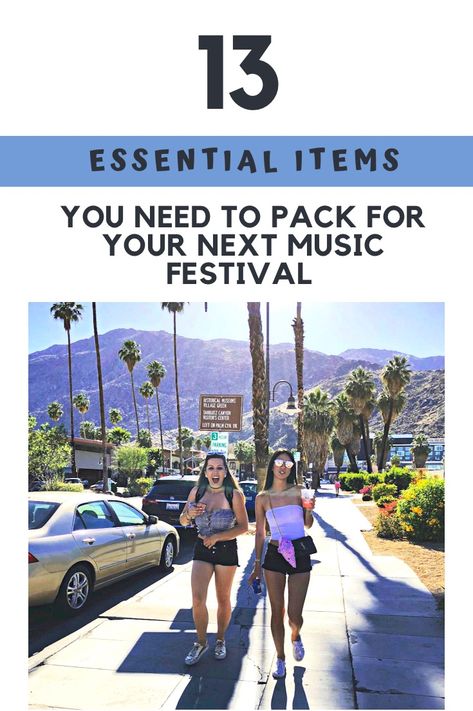 What To Take To A Music Festival, Music Festival Bag Essentials, What To Pack For A Music Festival, Coachella Packing List, What To Bring To A Festival, What To Bring To A Music Festival, Music Festival Packing List, Music Festival Must Haves, Festival Essentials Packing Lists