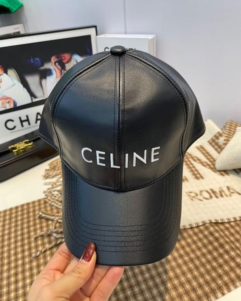 Lilly Bags and shoes 🇦🇪 on Instagram: “For order: WhatsApp 00971581402705 ✅ 🇦🇪” Celine Cap, Baseball Cap For Women, Leather Baseball Cap, Luxury Hats, Designer Hats, Tech Fashion, Embroidered Baseball Caps, Stylish Hats, Leather Cap