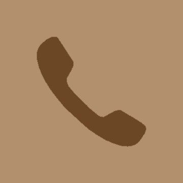 Dark brown aesthetic phone logo Call Icon, Call Logo, Brown Icons, Logo Tv, Phone Logo, Phone Theme, Browning Logo, Phone Icon, Phone Call