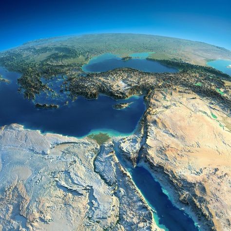 Earth Photography, Eastern Mediterranean, Geography Map, Satellite Maps, Earth Photos, Earth Pictures, Andromeda Galaxy, World Geography, Satellite Image